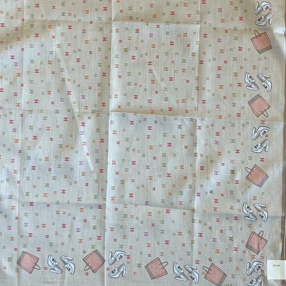 Celine Cotton Scarf / Handkerchief - Picture 1 of 4